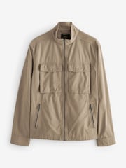 Stone 100% Cotton Zip-Up Shacket - Image 7 of 12