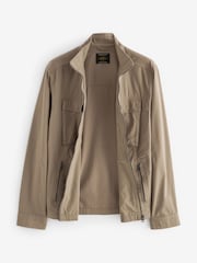 Stone 100% Cotton Zip-Up Shacket - Image 8 of 12