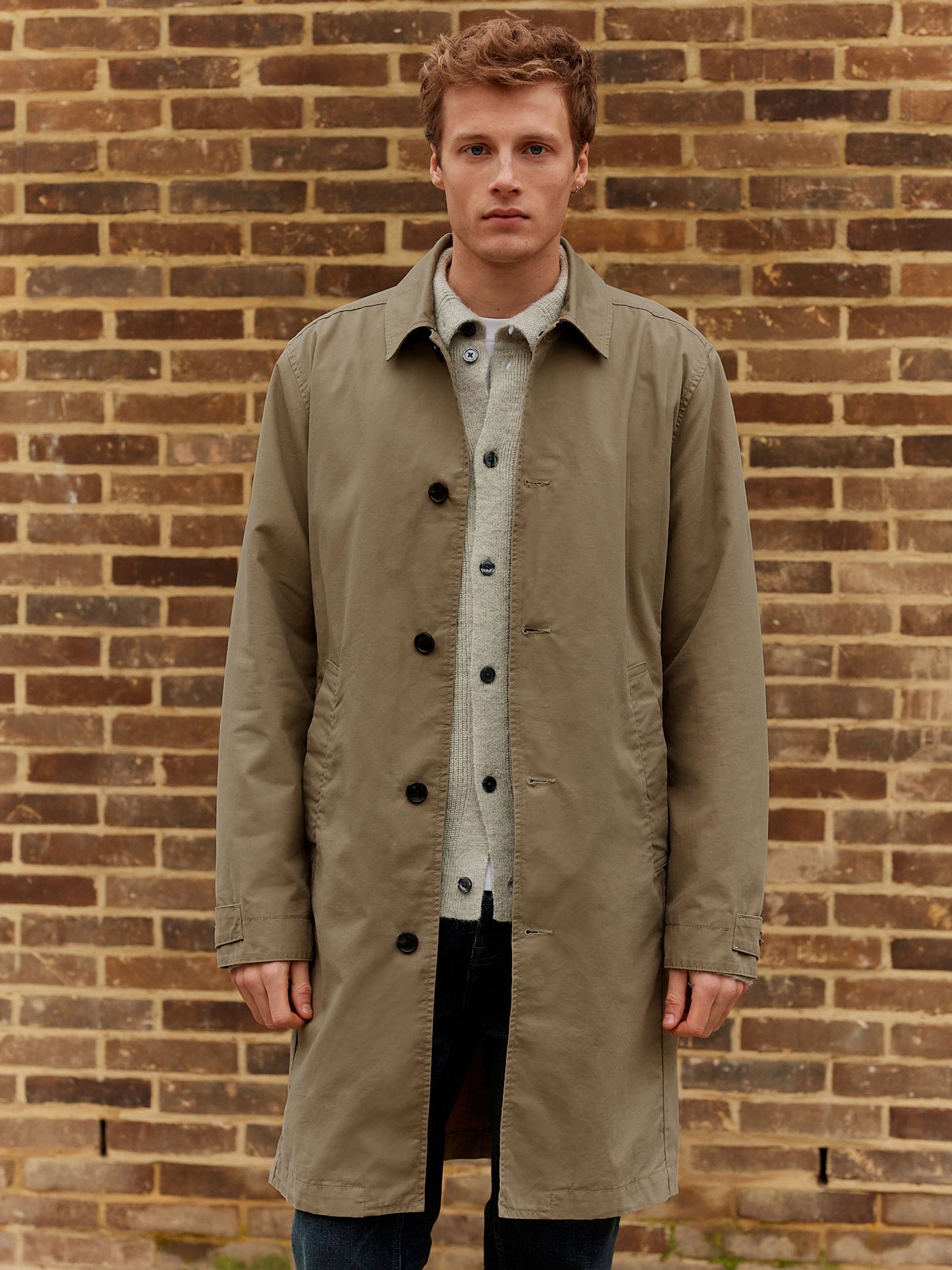 Button up trench coat clearance