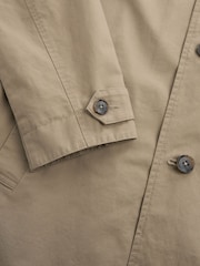 Neutral Mid-Length Button Trench Coat - Image 10 of 11