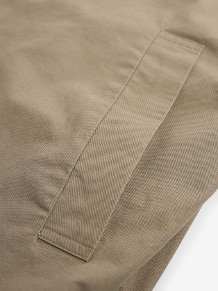 Neutral Mid-Length Button Trench Coat - Image 11 of 11