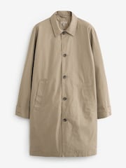 Neutral Mid-Length Button Trench Coat - Image 7 of 11