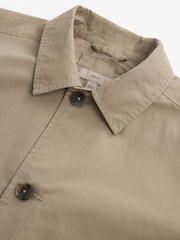 Neutral Mid-Length Button Trench Coat - Image 9 of 11