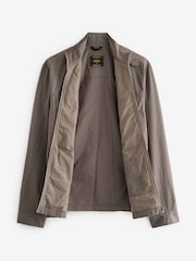 Neutral/Grey Shower Resistant Utility Shacket - Image 11 of 14