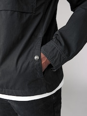 Black Shower Resistant Utility Shacket - Image 6 of 11