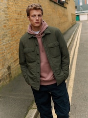 Sage Green Quilted Shacket - Image 1 of 14