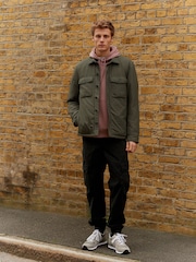 Sage Green Quilted Shacket - Image 2 of 14