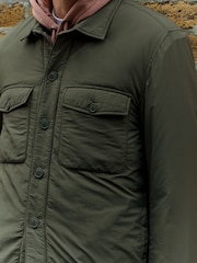 Sage Green Quilted Shacket - Image 8 of 14