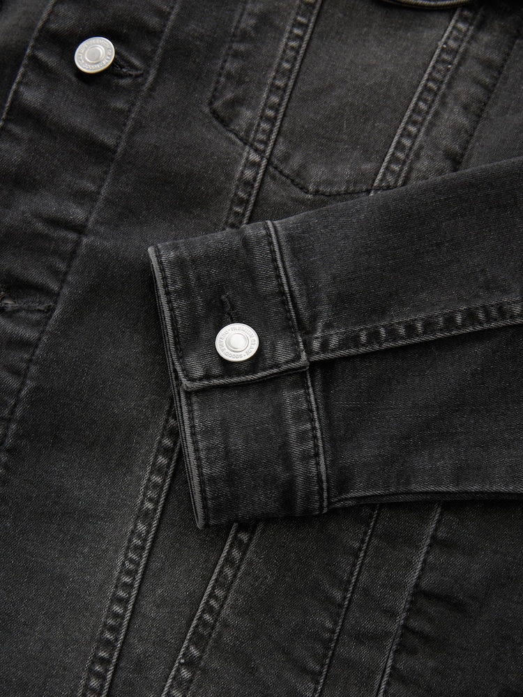 Sort - denimjakke - Image 10 of 11