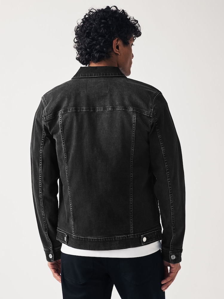 Sort - denimjakke - Image 3 of 11