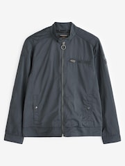 Blue Shower Resistant Racer Jacket - Image 11 of 17