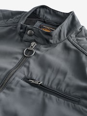 Blue Shower Resistant Racer Jacket - Image 13 of 17