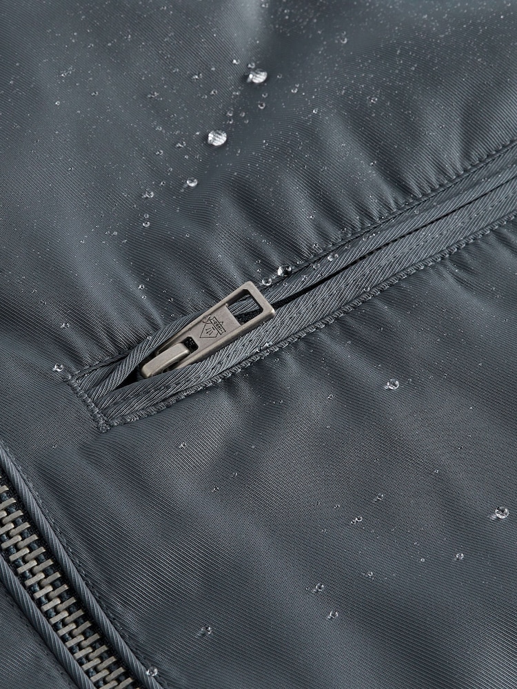 Blue Shower Resistant Racer Jacket - Image 17 of 17