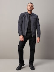 Blue Shower Resistant Racer Jacket - Image 2 of 17