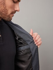 Blue Shower Resistant Racer Jacket - Image 5 of 17