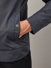Blue Shower Resistant Racer Jacket - Image 8 of 17