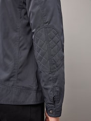 Blue Shower Resistant Racer Jacket - Image 9 of 17