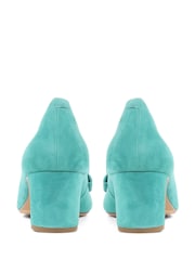 Escarpins Jones Bootmaker Zelda bleu turquoise avec nœud - Image 4 of 6