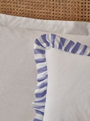 Lucy Tiffney Lilac Foxglove Ruffle 180 Thread Count Duvet Cover and Pillowcase Set - Image 5 of 8