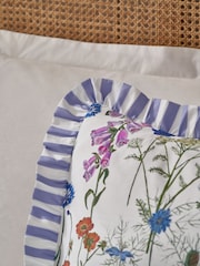 Lucy Tiffney Lilac Foxglove Ruffle 180 Thread Count Duvet Cover and Pillowcase Set - Image 6 of 8
