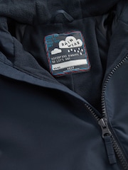 Navy Blue Waterproof Fleece Lined Puddlesuit (3mths-7yrs) - Image 10 of 10