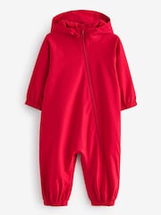 Red Waterproof Fleece Lined Puddlesuit (3mths-7yrs) - Image 5 of 10