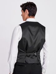 MOSS Black Slim Fit Waistcoat - Image 2 of 4