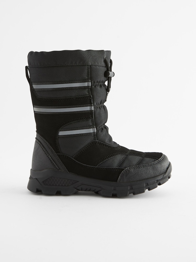 Black Thinsulate™ Water Resistant Snow Boots - Image 2 of 7