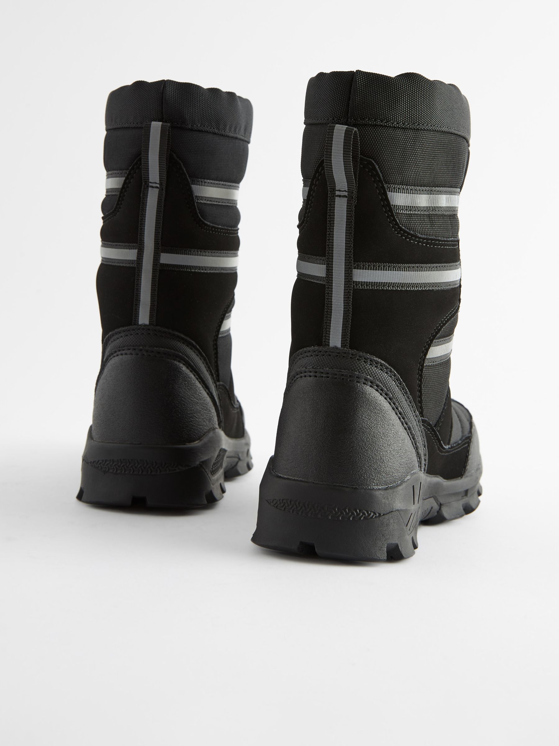 Black Thinsulate Water Resistant Snow Boots