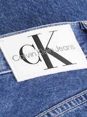 Calvin Klein Blue High Rise Relaxed Jeans - Image 4 of 4