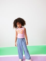 Pink Varsity Graphic Boxy Vest (3-16yrs) - Image 2 of 6