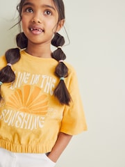 Yellow Sunshine Graphic Boxy T-Shirt (3-16yrs) - Image 4 of 8