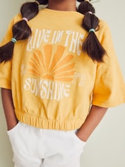 Yellow Sunshine Graphic Boxy T-Shirt (3-16yrs) - Image 5 of 8