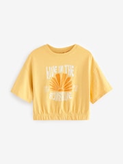 Yellow Sunshine Graphic Boxy T-Shirt (3-16yrs) - Image 6 of 8