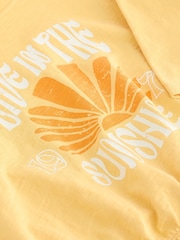 Yellow Sunshine Graphic Boxy T-Shirt (3-16yrs) - Image 8 of 8