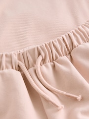 Pink Rib Vest and Sweat Short Set (3-16yrs) - Image 7 of 8
