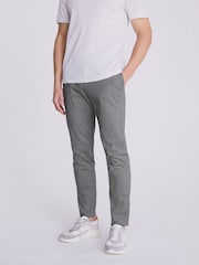 MOSS Grey Slim Chino Trousers - Image 1 of 4