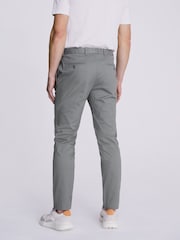 MOSS Grey Slim Chino Trousers - Image 2 of 4