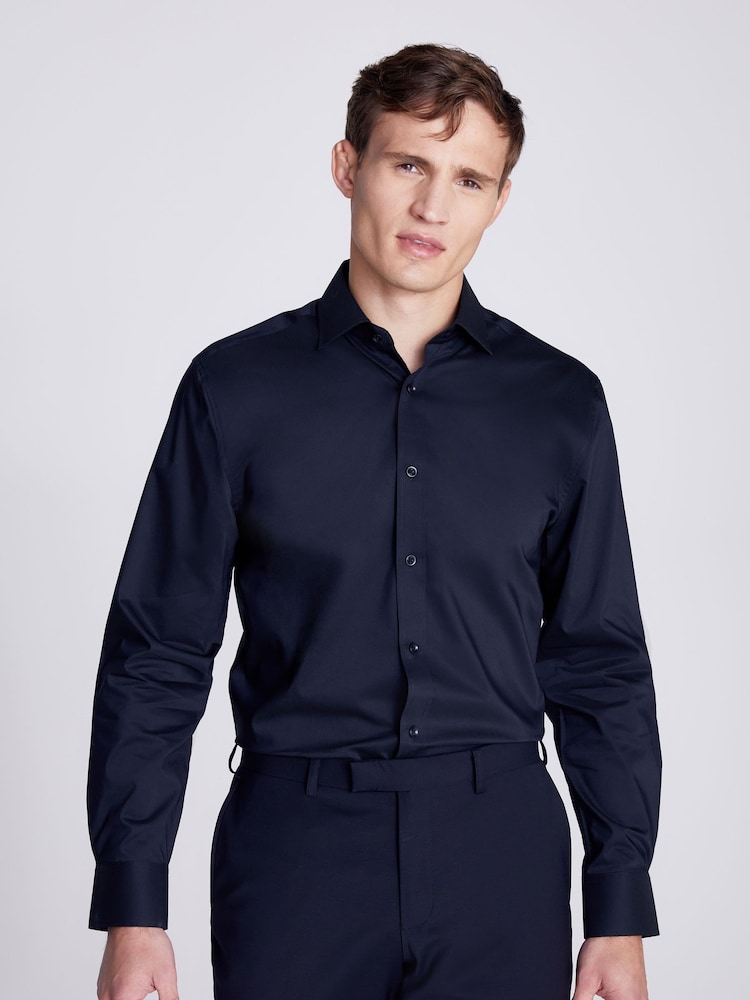 MOSS Black Stretch Shirt - Image 1 of 3