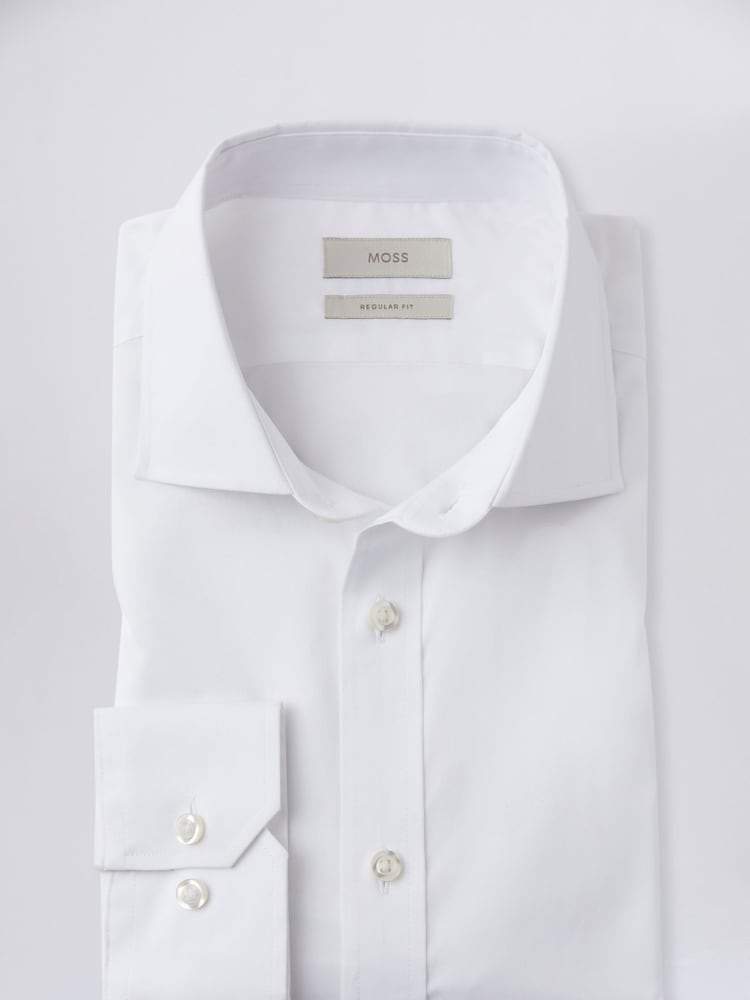 MOSS White Stretch Shirt - Image 4 of 5
