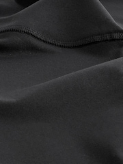 Black Active Sports Tummy Control High Waisted Sculpting Longline Cycling Shorts - Image 11 of 11