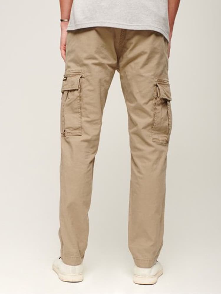 Superdry Cream Core Cargo Trousers - Image 2 of 9