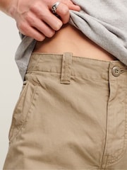 Superdry Cream Core Cargo Trousers - Image 4 of 9