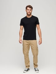 Superdry Cream Core Cargo Trousers - Image 8 of 9