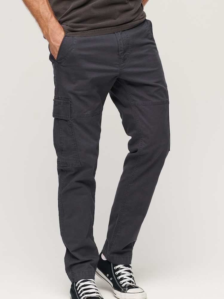 Superdry Blue Core Cargo Trousers - Image 1 of 7