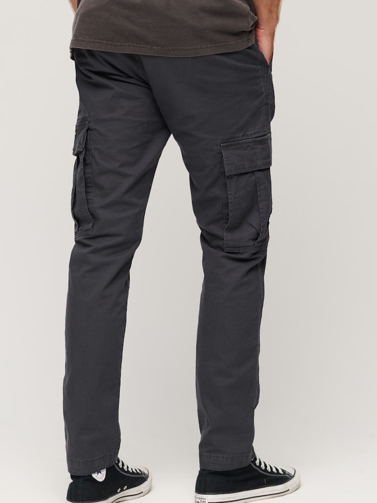 Superdry Blue Core Cargo Trousers - Image 2 of 7