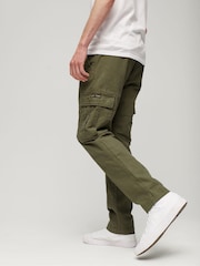 Зеленый - Брюки карго из 100% хлопка Superdry Core - Изображение 1 из 7