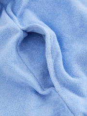 Blue Oversized Hooded Towelling 100% Cotton Cover-Up (3-16yrs) - Image 7 of 7