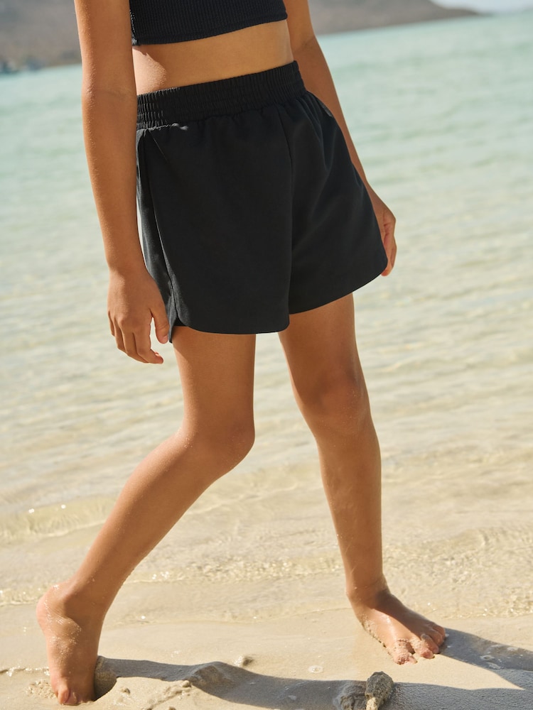 Black 2-In-1 Shorts (3-16yrs) - Image 2 of 7 Black 2-In-1 Shorts (3-16yrs) - Image 2 of 7
