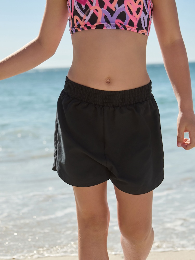 Black Beach Shorts (3-16yrs) - Image 2 of 6 Black Beach Shorts (3-16yrs) - Image 2 of 6
